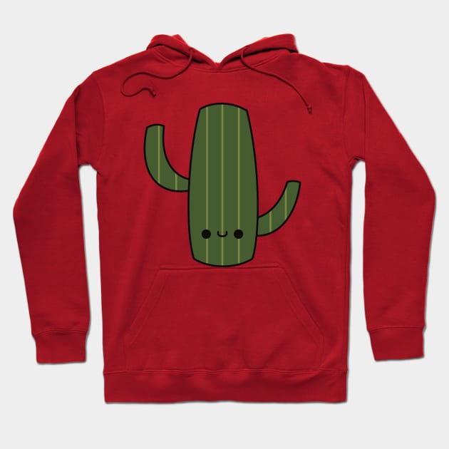 Cute Kawaii Cactus Hoodie by KawaiiByDice